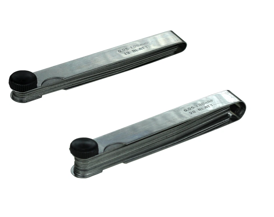 TOYA Abstandslehre Fühlerlehre Ventillehre Fühllehre 0,05-1,00 mm Spaltmass