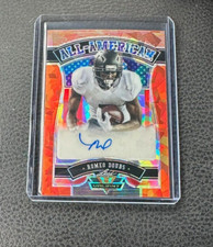 2022 Leaf Valiant Romeo Doubs Rookie All-American Orange Auto 17/20