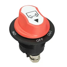 Battery Isolator Disconnect Cut Off Power Kill Switch for Marine Car Boat RV ATV