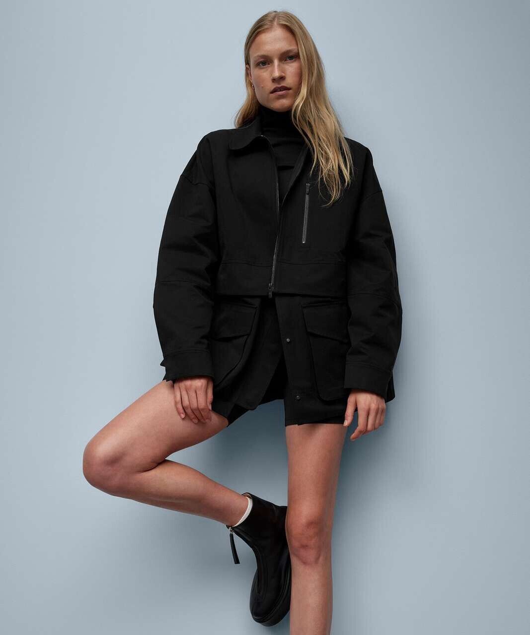 Lululemon Women’s Glyde 2 in 1 Adaptable Jacket Black Size S