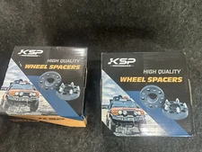 x4 KSP Performance FORGED Aircraft aluminum Wheel spacers 10.9-12.9 grade