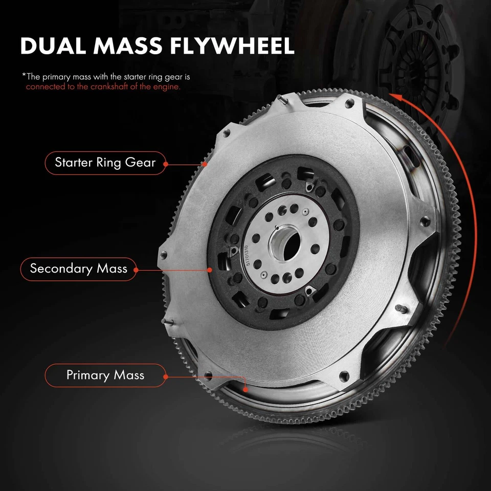 New Dual Mass Flywheel BR3Z-6477-B For 2011 2012 2013 2014 Ford Mustang V6 3.7L - Image 4 of 4