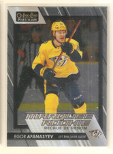 Egor Afanasyev 2023-24 OPC Platinum Rookie Card #207 Predators