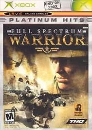 Full Spectrum Warrior Platinum Hits (Microsoft Xbox, 2005)