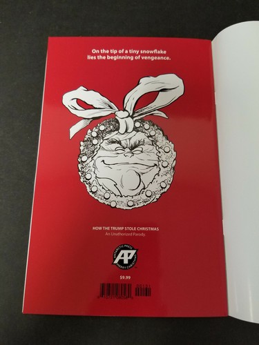 HOW THE TRUMP STOLE CHRISTMAS #1 ANTARCTIC PRESS 2017 DENHAM NM Green Foil Comic - Bild 2 von 2