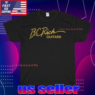 NEW SHIRT BC RICH GUITARS LOGO UNISEX T-SHIRT FUNNY AMERICAN USA SIZE S-5XL