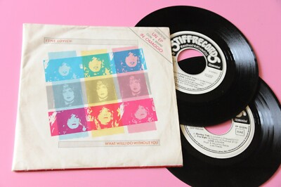 Lene Lovich Wath Will I Do Without You 2 X 7 '' Ovp Italy 1980 EX Gatefold Cover