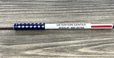 Vintage Pen Howard County Detention Center Jessup Maryland American Flag