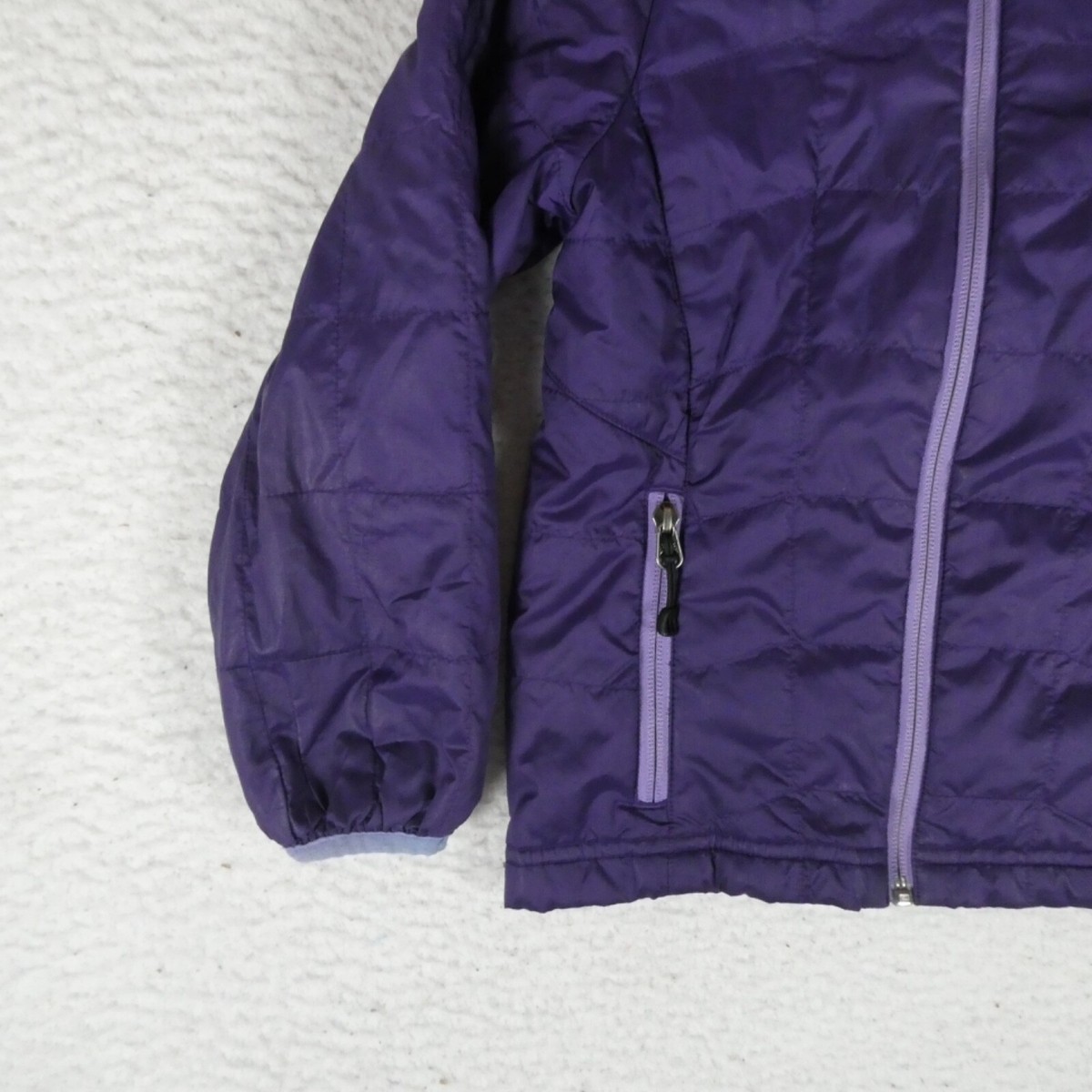 REI Jacket Girls Size XS (6-7) Purple Full Zip w Zipper Pockets | eBay