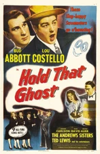 Abbott & Costello Hold that ghost movie poster print