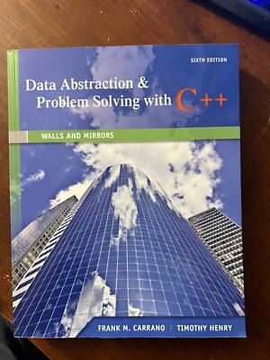 Data Abstraction and Problem Solving with C++   (Perfect Condition)