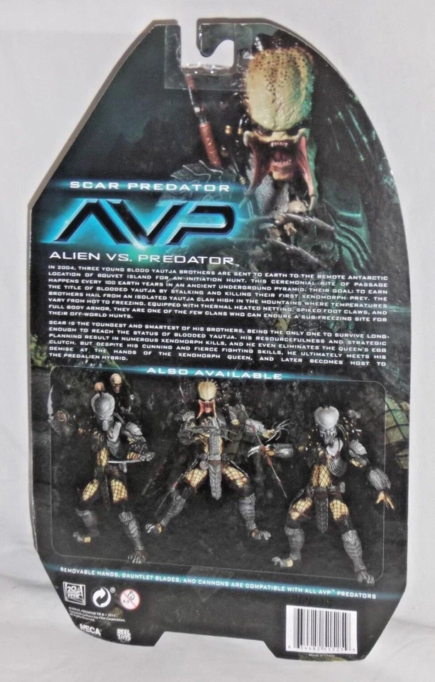 Figura de acción Neca Celtic Predator Avp Alien Vs Predator serie 14 colección 7 Foto 3 de 4