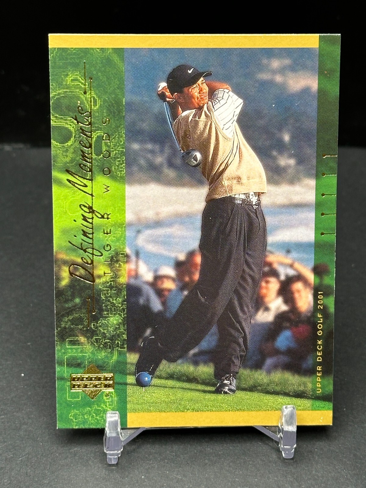 2001 Upper Deck Tiger Woods RC  #124
