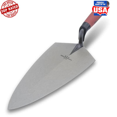 Brick Trowel Soft Handle Masonry Tool High Carbon Steel Outdoor Industrial Hot
