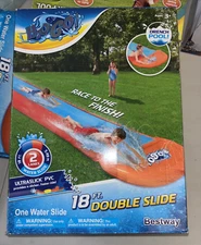 Bestway H2OGo! 18 ft Double Water Slide (52208E)