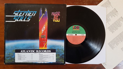 Stephen Stills LP PROMO Right By You ATLANTIC US LYRIC INNER