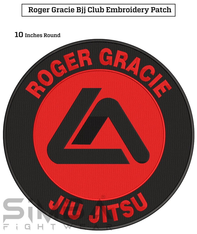Roger Gracie BJJ Martial Arts Patches BJJ Gracie Embroidery Patches Bjj Patches - Image 2 of 4