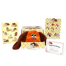 Pound Puppies Classic - Brown Puppy with Extra Long  Fuzzy Ears - NEW