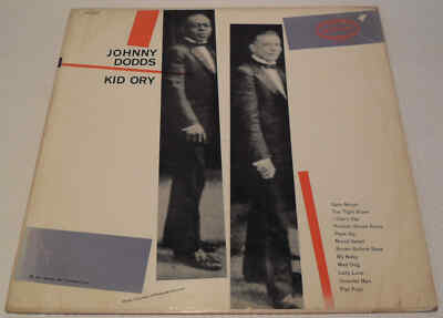 Johnny Dodds and Kid Ory Epic LN 3207 c1956 Vinyl LP Album