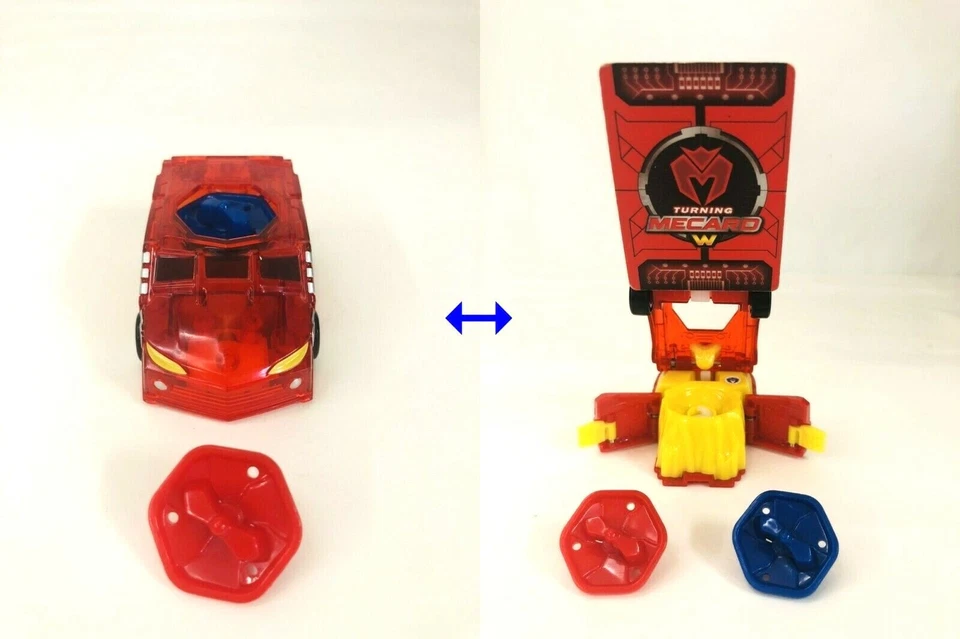 [TURNING MECARD]VOLCA Transformable Robot Car Korea TV Figure + 2cards  - Image 2 of 4