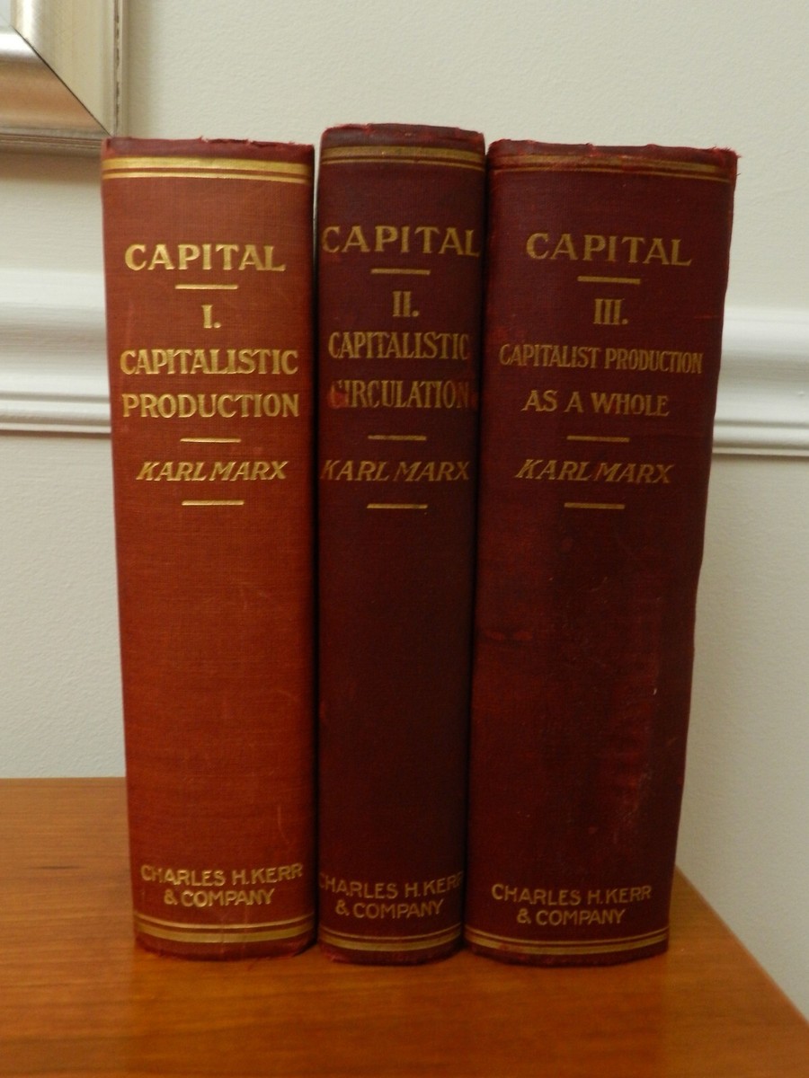 3 VOL, Capital A Critique.. by Karl Marx, HB Kerr, 1906/09/09 - 1s