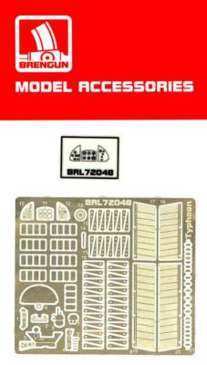 Brengun Models 1/72 HAWKER TYPHOON Mk.Ib Fighter Photo Etch Update Set