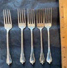 1 TEA OR JUNIOR FORK 6 " 5 AV.    STERLING IN WALLACE GRAND COLONIAL     EACH
