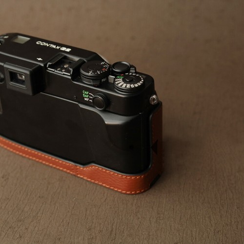 Genuine Real Leather Camera Bag Case Cover Protect Grip Strap for Contax G1 G2 - Picture 8 of 20