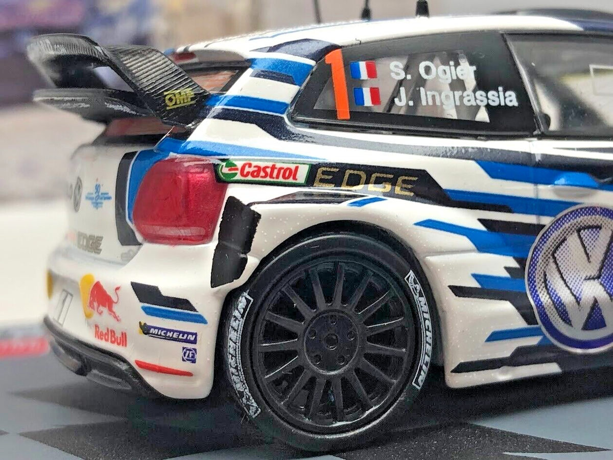 ミニカー ixo WRC 2016 VW POLO R WRC S.Ogier 1/43 Volkswagen