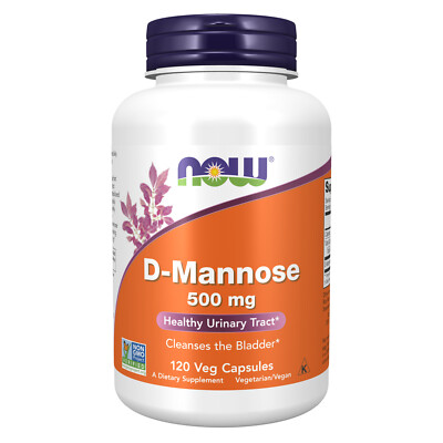  NOW D Mannose 500 mg 120 Veg Caps