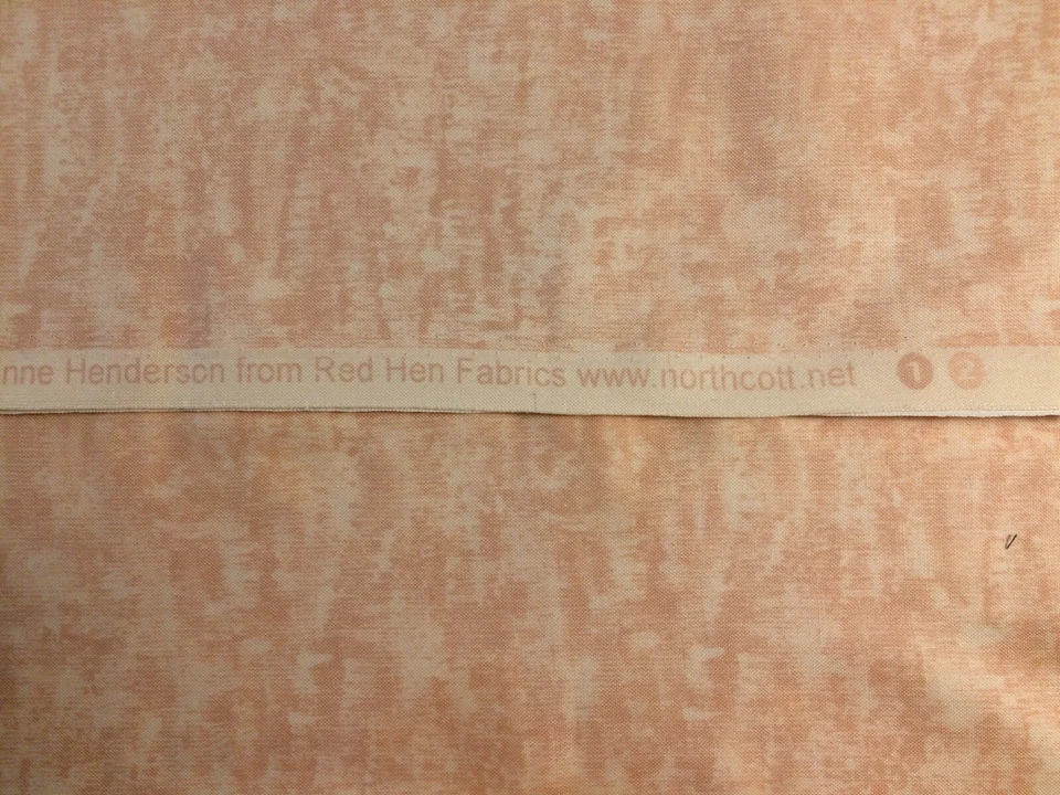 Telas de gallina roja Northcott Peeps #3575 100 % algodón acolchado rosa 23X44" 2/3 yardas Foto 3 de 3