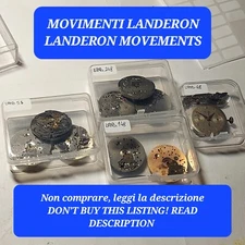 Movements Landeron 48 / 51 / 148/ 248 Spare Parts Spare Parts READ DESCRIPTION