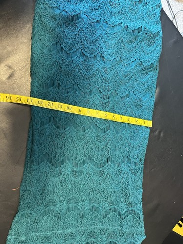 Vestido sin mangas Free People Intimately Peekaboo de encaje verde azulado azul mediano - Imagen 11 de 12