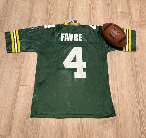 NEW TAGS 1992-94 Starter Brett Lorenzo Favre Green Bay Packers NFL Jersey XL - Picture 2 of 6
