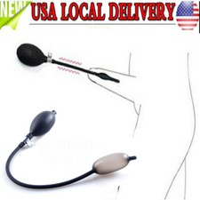 Silicone Inflatable Penis Stretcher Sounds BDSM Stretching Pump for Male