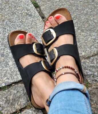 BIRKENSTOCK Arizona Big Buckle 1023290 black Fettleder