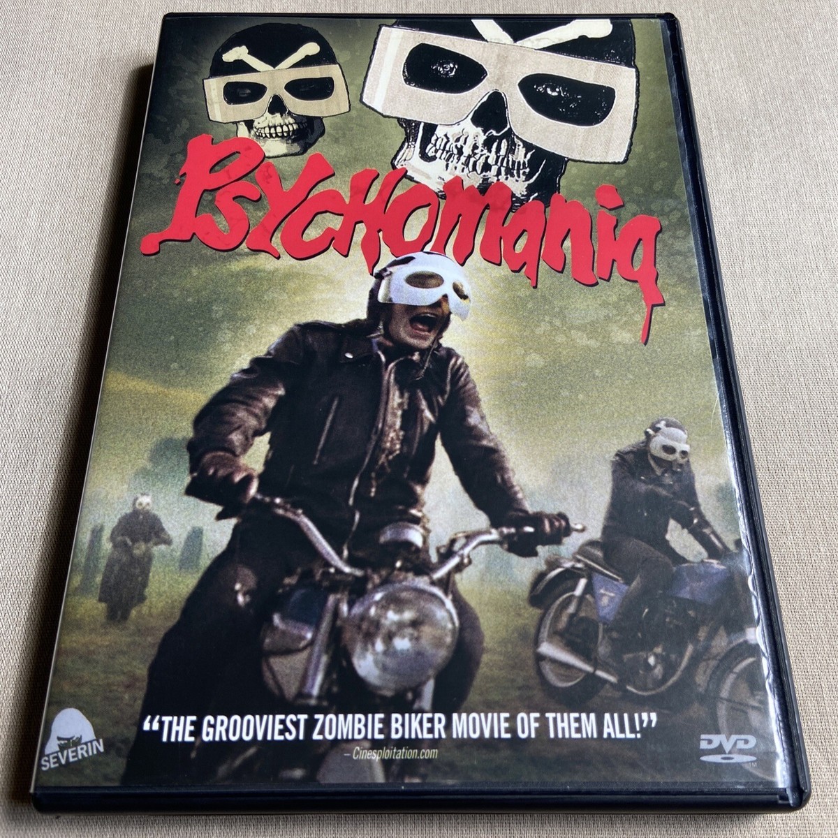 Psychomania (aka Death Wheelers) (DVD, 1973) British Zombie Biker