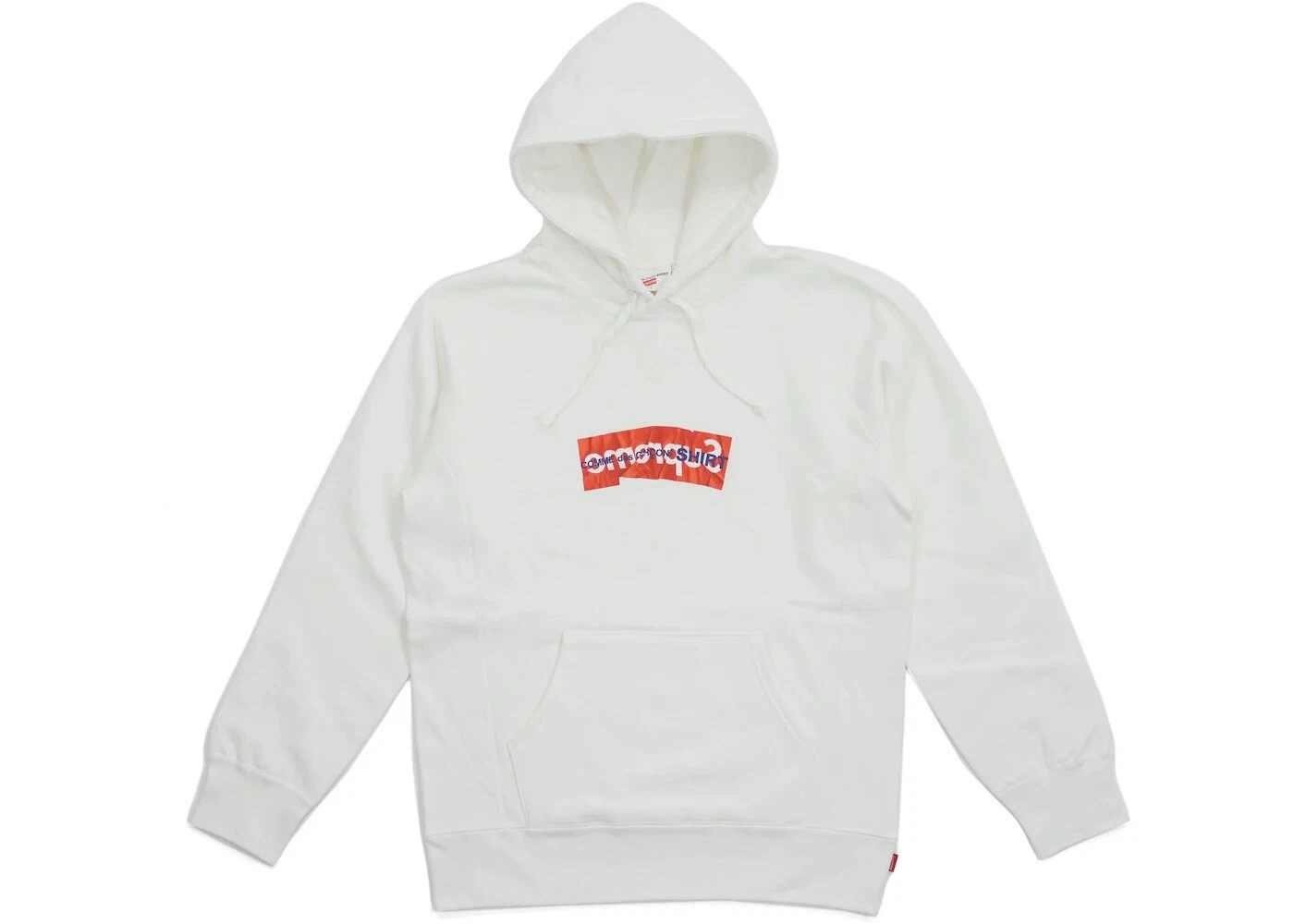Sweat à capuche logo boîte Supreme Comme des Garçons SS17 taille moyenne