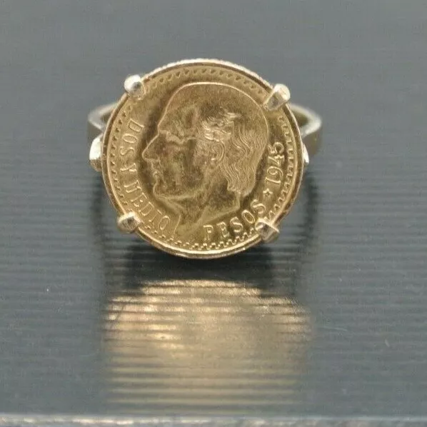 Ladies gold hotsell coin rings