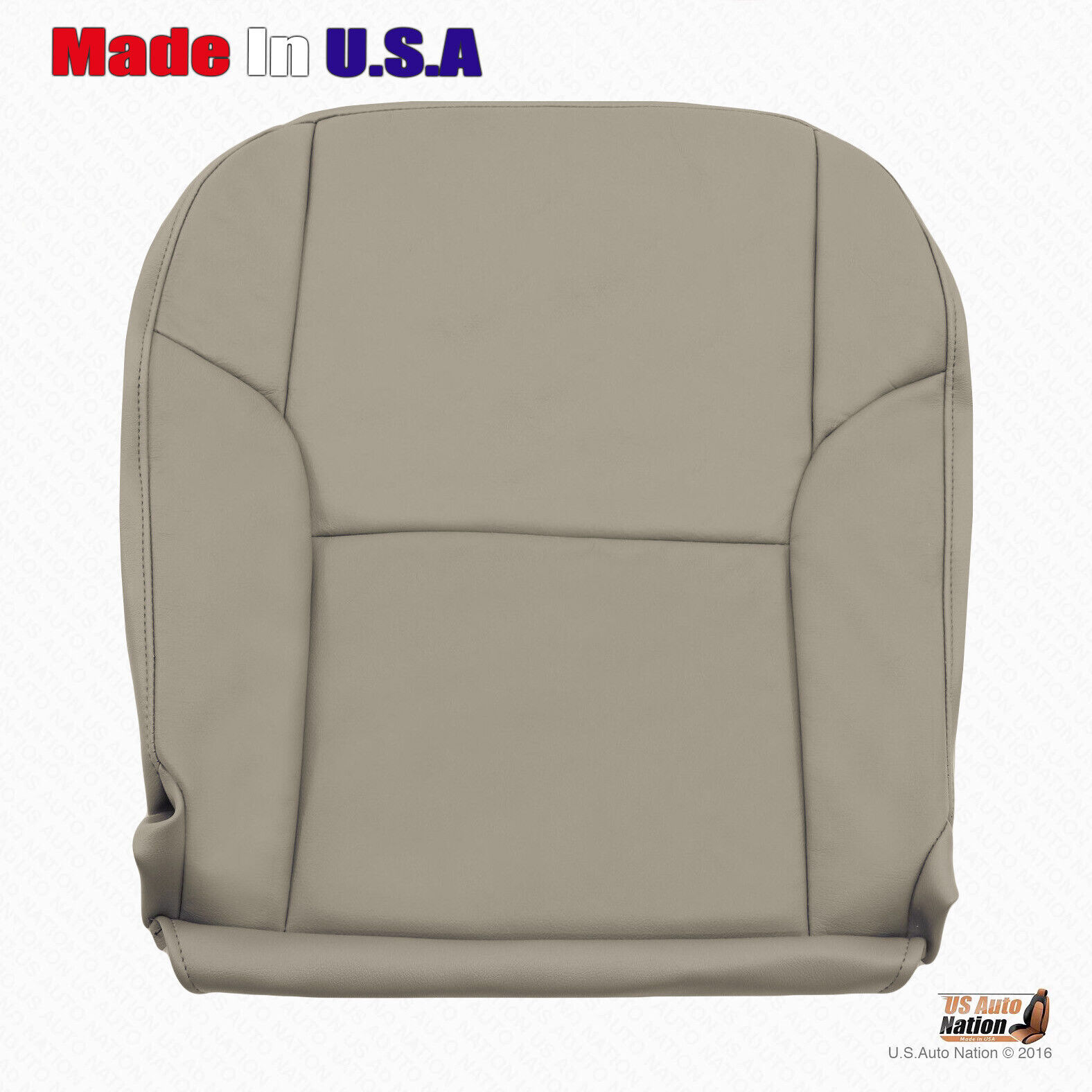 Coverking's custom Rhinohide Chestnut Brown seat covers are designed for the front row of the Toyota 4Runner, with the part number CSCRH4TT7573.