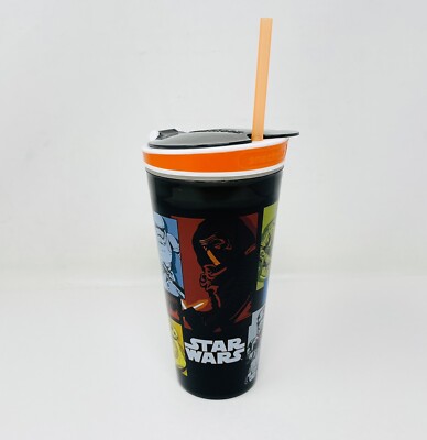 Star Wars Zak Insulated 2 In 1 Snack And Cup Straw Lid 8  Tall   Snackeez 