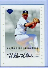 Mike Mohler 1996 Leaf Authentic Signature Series On Card Autograph Auto
