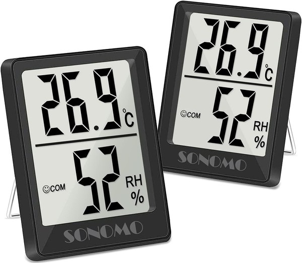 Sonomo Thermo-Hygrometer,2 StüCk Digital Hygrometer Innen, Thermometer Innen-image