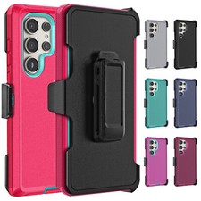 For Samsung Galaxy S22/S22 /S22 Ultra Heavy Duty Shockproof Case Cover Belt Clip