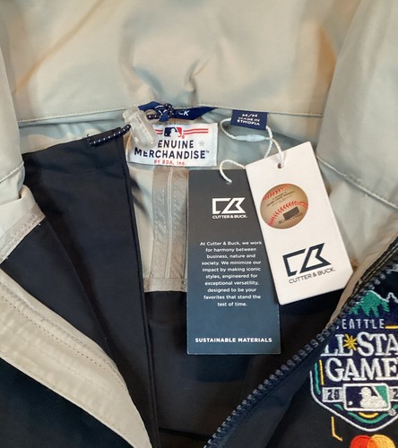Cutter & Buck Seattle All Star Game 2023 MLB Genuine Merchandise 1/2 Zip Medium - Picture 2 of 6