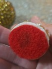 Push Pin Sequins And Beaded Christmas Ornaments Vintage Handmade Mixed Lot 7 Pcs — photo 4