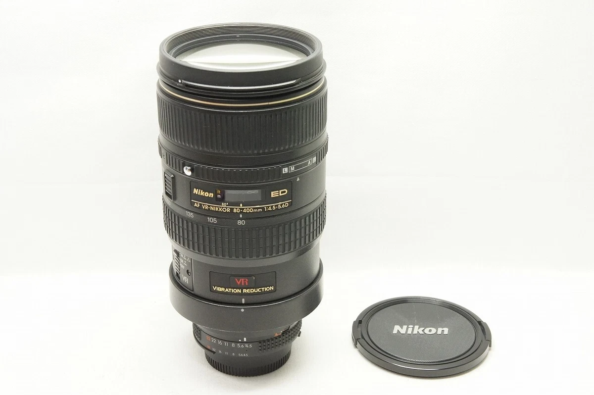 Nikon AF VR Zoom Nikkor 80-400mm F4.5-5.6D ED Lens for F Mount