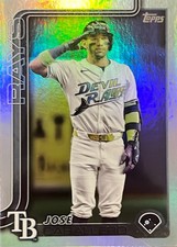2025 Topps Base Set Series 1#133 José Caballero Rainbow Foil