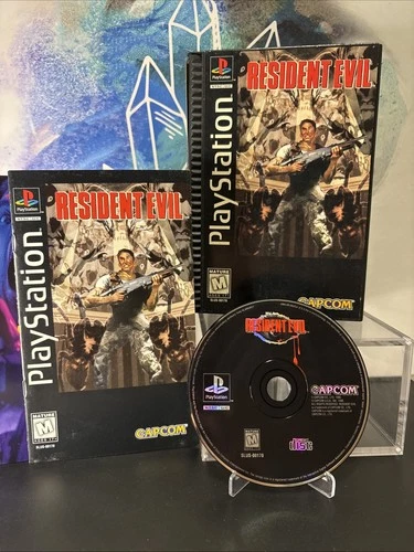 Resident Evil (Long Box) - PlayStation 1 PS1 - Authentic, Working, CIB w/Reg 🩸
