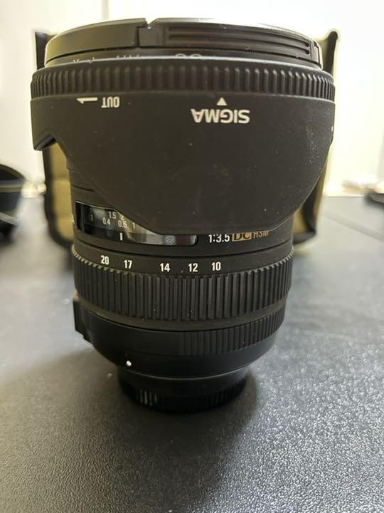 Sigma 10-20mm f/3.5 EX DC HSM Nikon F mount APS-C wide-angle